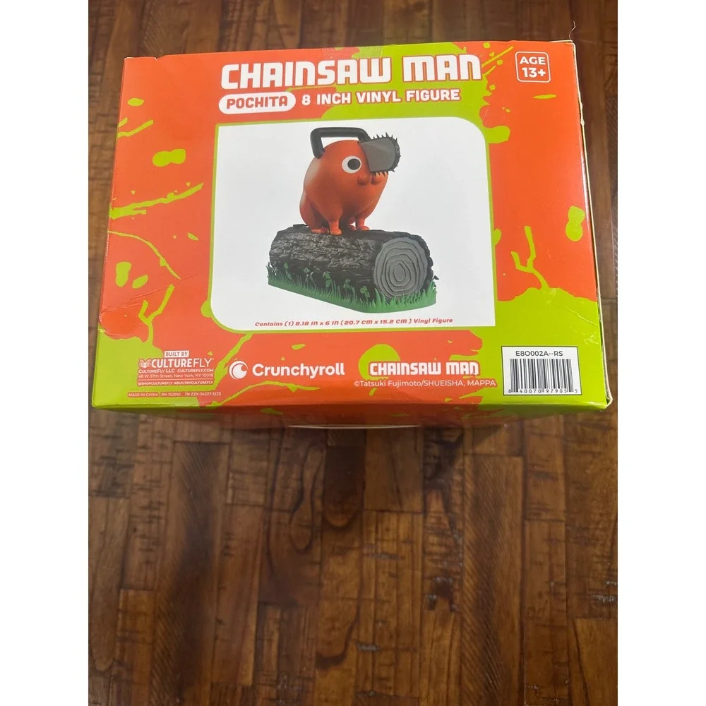 Chainsaw Man Pochita 8 Inch Vinyl Figure CultureFly Crunchyroll NIB Anime Fandom